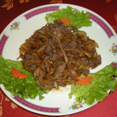 Boeuf Sauté au Gingembre