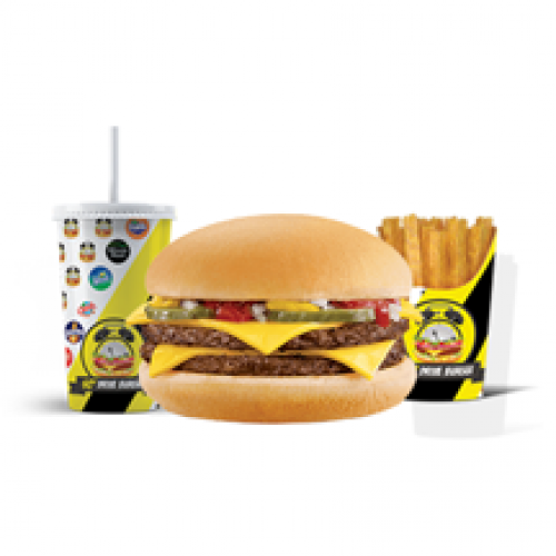 Menu So'Double Cheeseburger