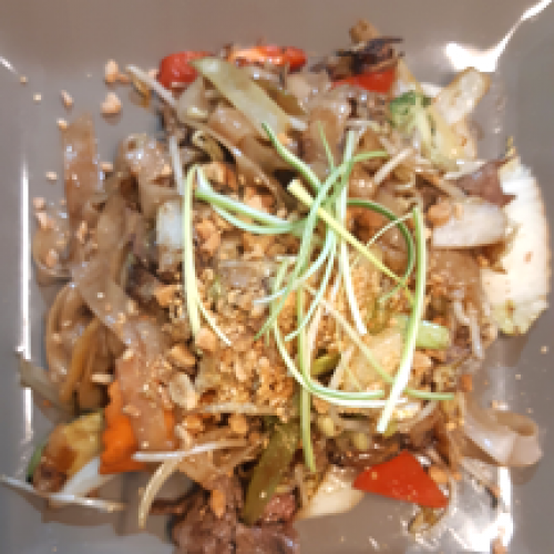 Pâtes de Riz au Boeuf