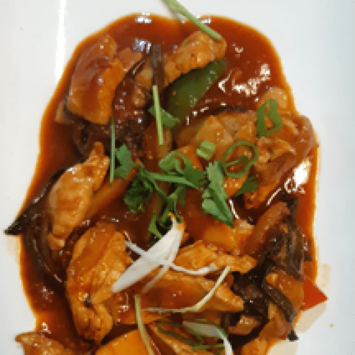 Poulet Curry et Riz Blanc