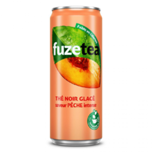Fuzetea Thé Noir Glacé Pêche 33 cl