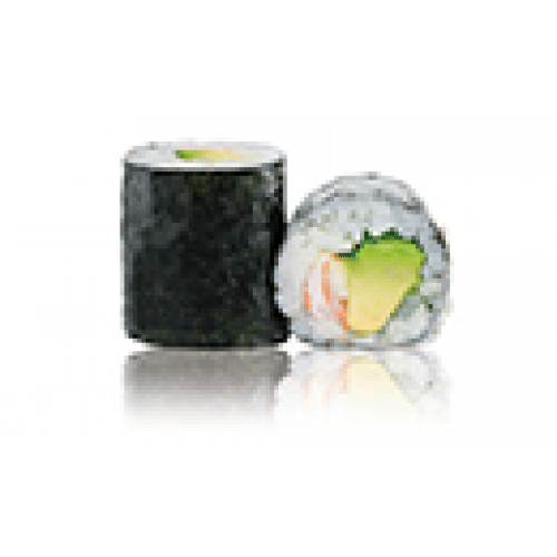 Maki crevette avocat