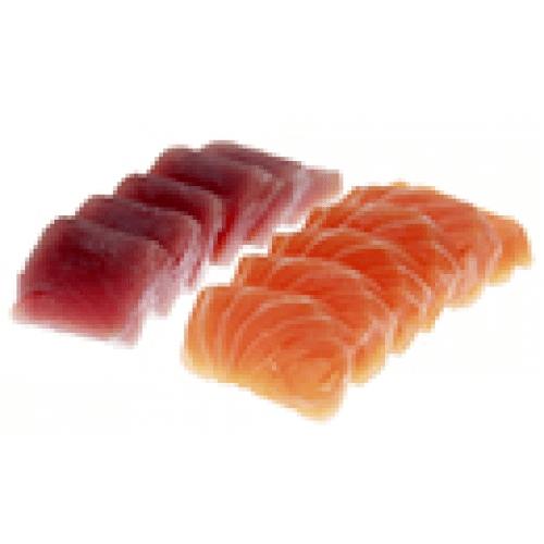 Sashimi thon et saumon x12