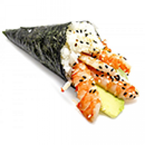 Témaki crevette avocat