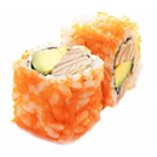 Summer tobiko orange thon avocat épicé
