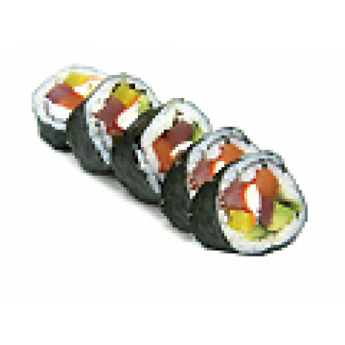 Futo Maki Saumon Thon Surimi Concombre Radis Jaune Avocat
