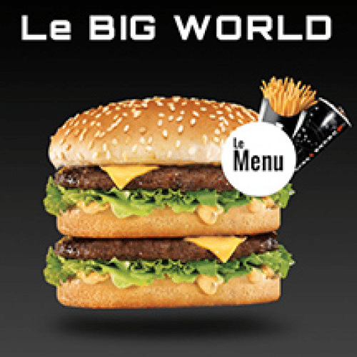 Menu Le Big World