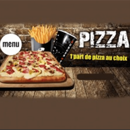 Menu pizza