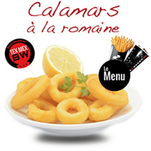 Menu Calamars à la Romaine