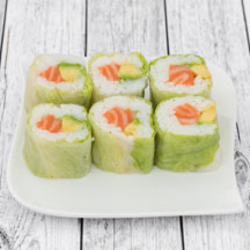 Spring Rolls Saumon Avocat x6