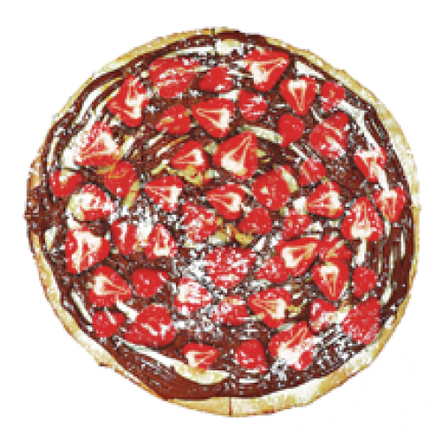 Pizza Nutella la Strawberry Senior