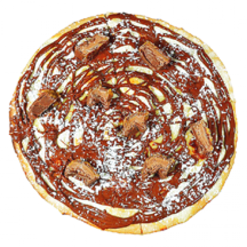 Pizza Nutella la Mars Géant