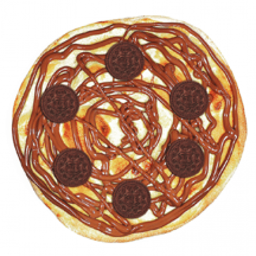 Pizza Nutella l'Oreo Géant