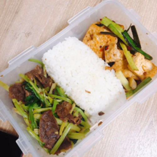 P3 Bœuf Sauté et Tofu Sauté Thaï (Epicé)