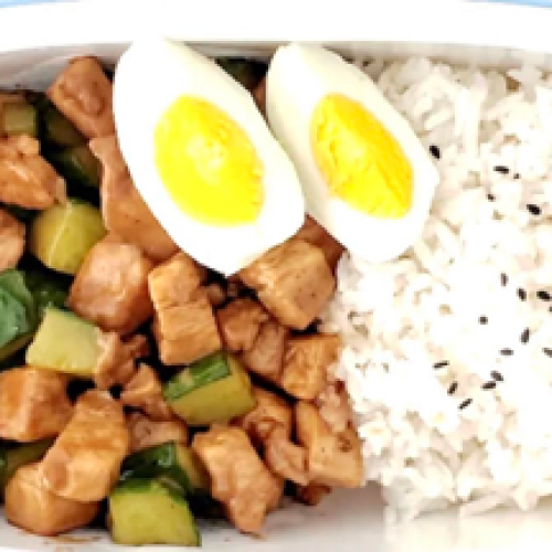 P4 Légumes Sautés, Poulet Sauté et Œuf