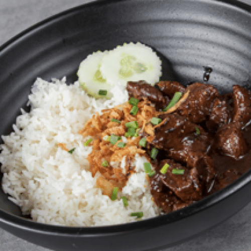 Bœuf au Poivre et Riz