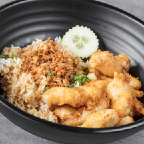 Poulet Croustillant Caramel et Riz