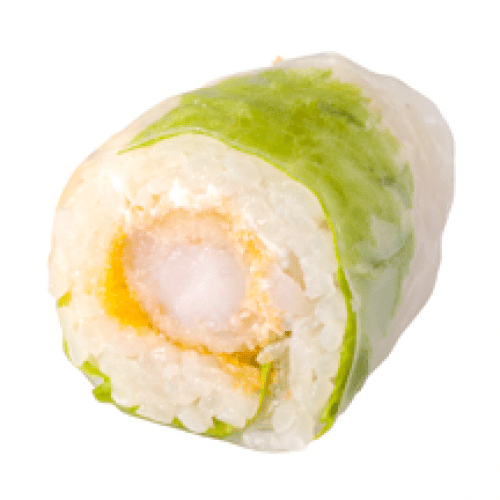 Spring Roll Tempura Crevette, Fromage, Sauce Spicy x6