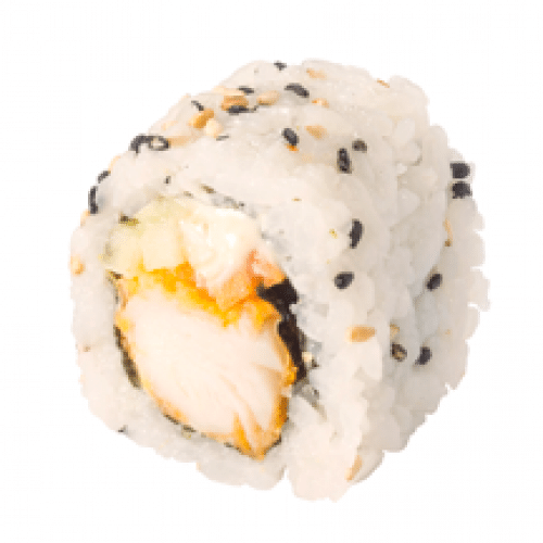 California Roll Poulet Curry, Carotte, Concombre x6