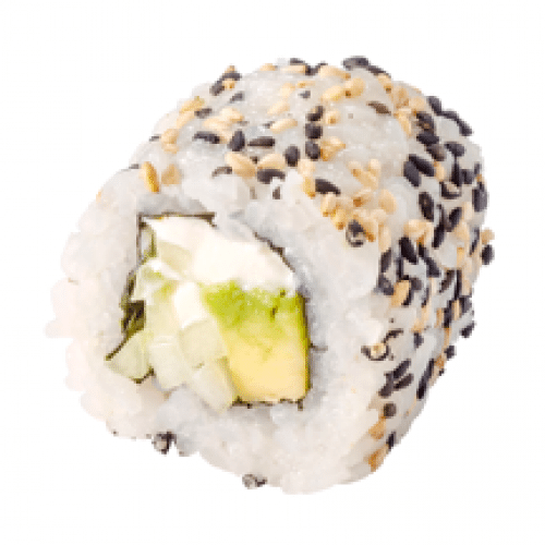 California Roll Avocat, Concombre, Fromage x6