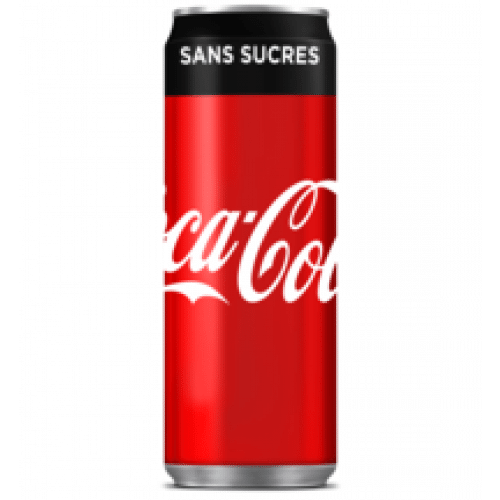 Coca-Cola sans sucres 33 cl