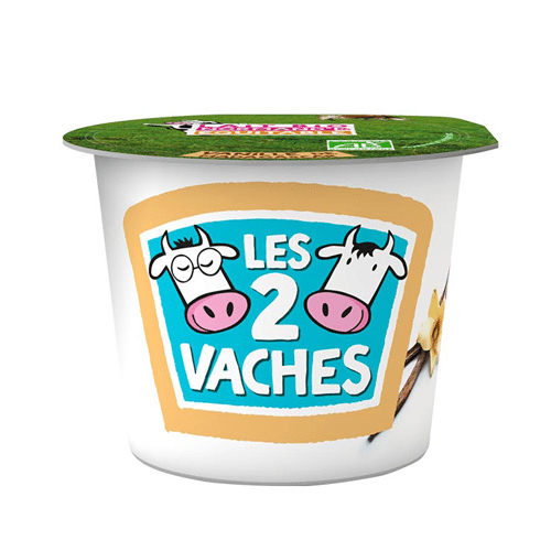 Les 2 Vaches Bio 115gr Vanille