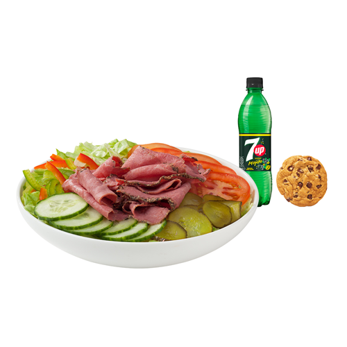 Menu Salade Boeuf Pastrami
