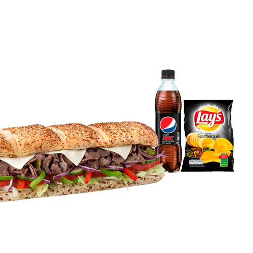 Menu SUB15® Subway Steak(4) & Cheese®