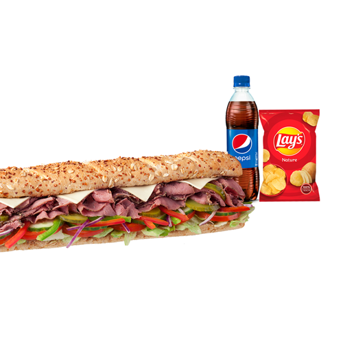 Menu SUB30® Boeuf Pastrami