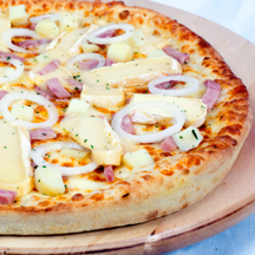 Pizza tartiflette méga