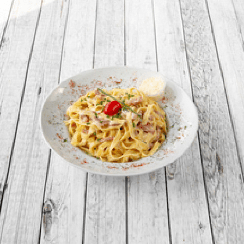 Menu Tagliatelle Carbonara