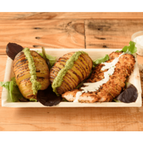 Poulet Pané (Crème Ciboulette)