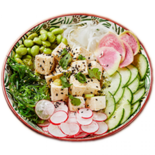 Mini Poké Tofu Mahalo (Poké Végétarien)