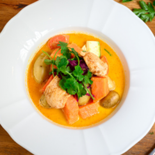 Curry Vert Sur-Protéiné 200 g de Poulet