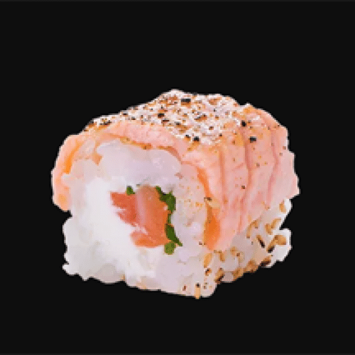 Salmon Aburi Roll