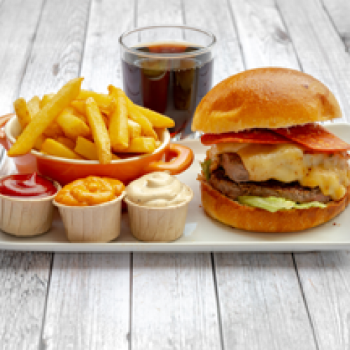 Menu Burger Raclette chorizo XL