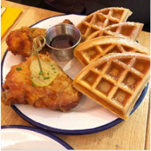 Plat Original Chicken et Waffle
