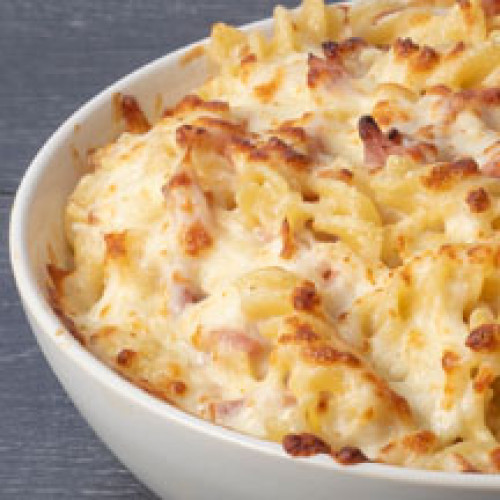 Pâtes Gratinées Carbonara