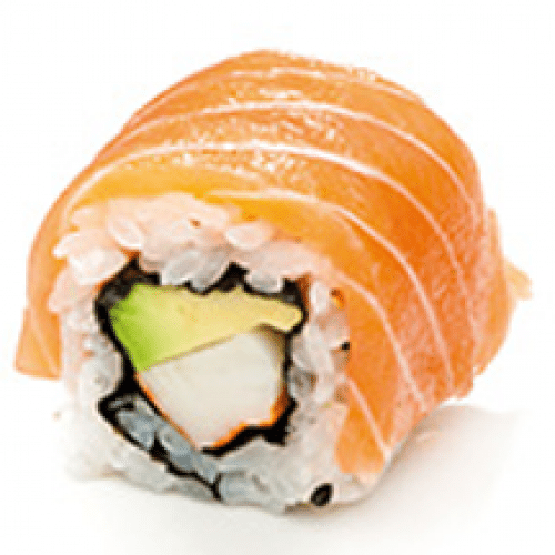 Saumon Roll Las Vegas Surimi Saumon Avocat x6