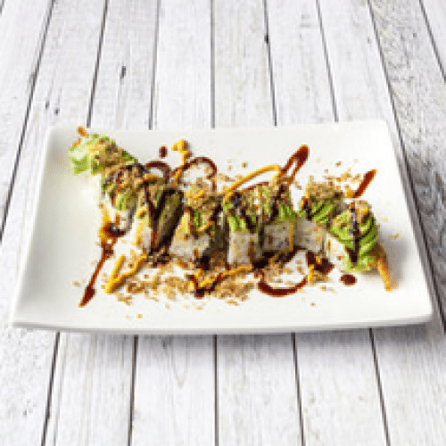 California dragon roll crevette tempura x8