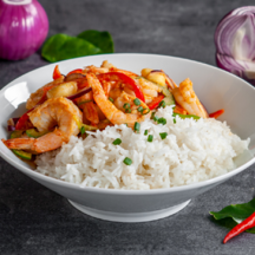Crevettes au Curry