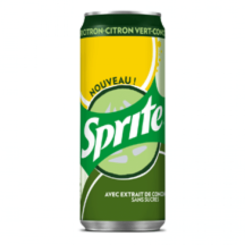 Sprite Citron-Citron vert 33 cl