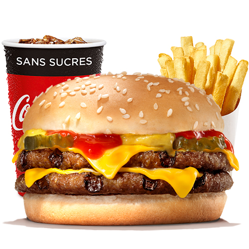 Menu King Deal Double Cheese