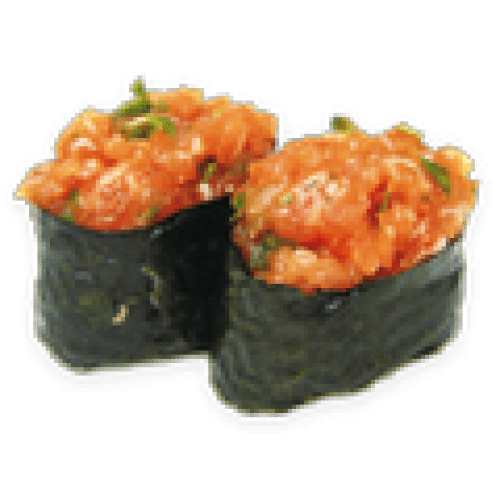 Sushi tartare de saumon x2