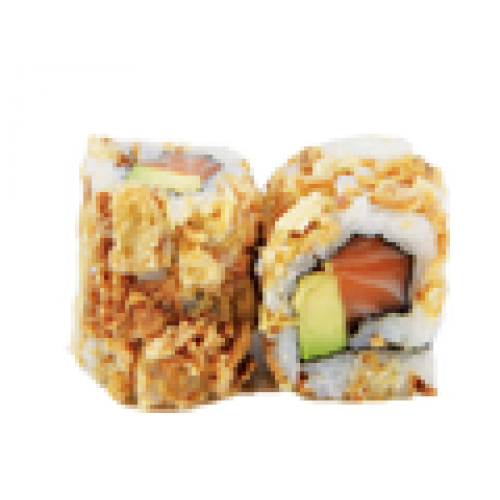 Oignons frits saumon avocat x6