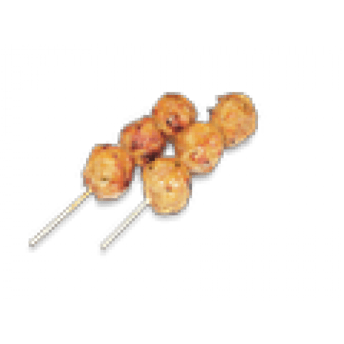 Brochettes boulettes de poulet x2