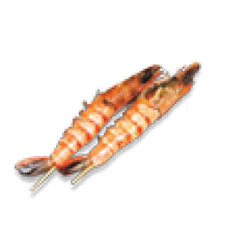 Brochettes gambas x2
