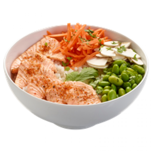 Donburi saumon