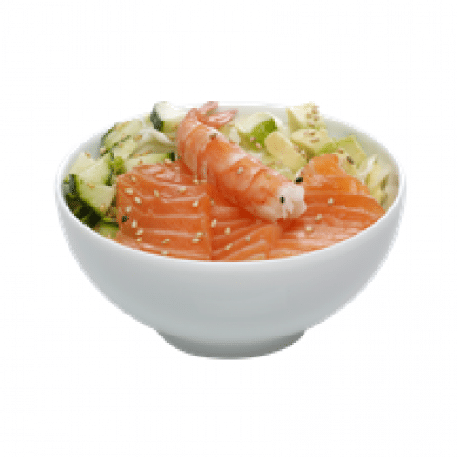 Salade mixte saumon