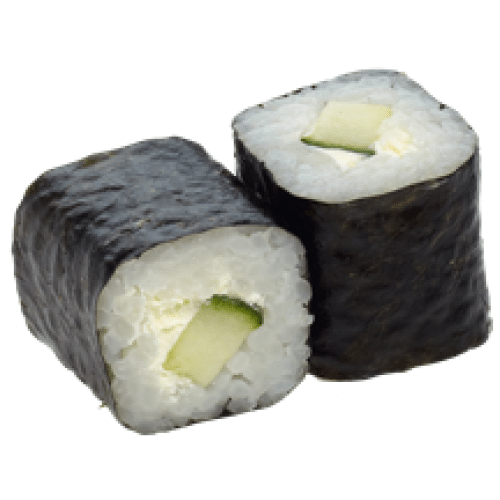 Maki classique concombre, fromage frais